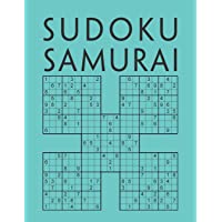 Sudoku Samurai: Edición de 200 diferentes Sudokus Samurai para adultos | Juego de lógica | Libro de pasatiempos para…
